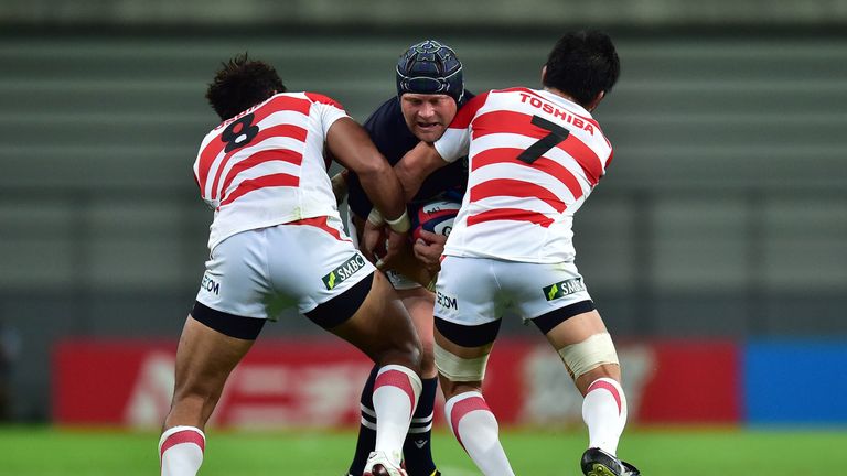 WP Nel scored Scotland's second try against Japan