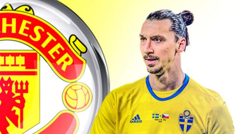 Zlatan Ibrahimovic will be reunited with Jose Mourinho at Manchester United