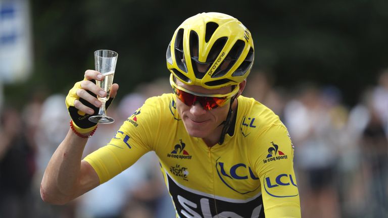 Chris Froome won the Tour de France with Team Sky in 2013, 2015, 2016 and 2017.