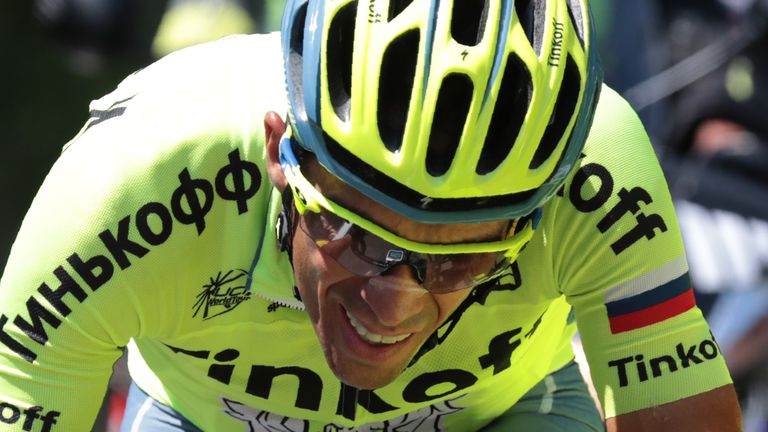 Contador developed a fever prior to stage nine