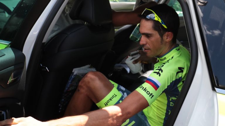 Contador has now quit the Tour early in two of the past three years