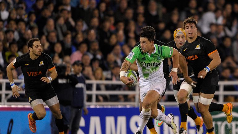 Highlanders full-back Ben Smith crossed after just two minutes to put his side ahead