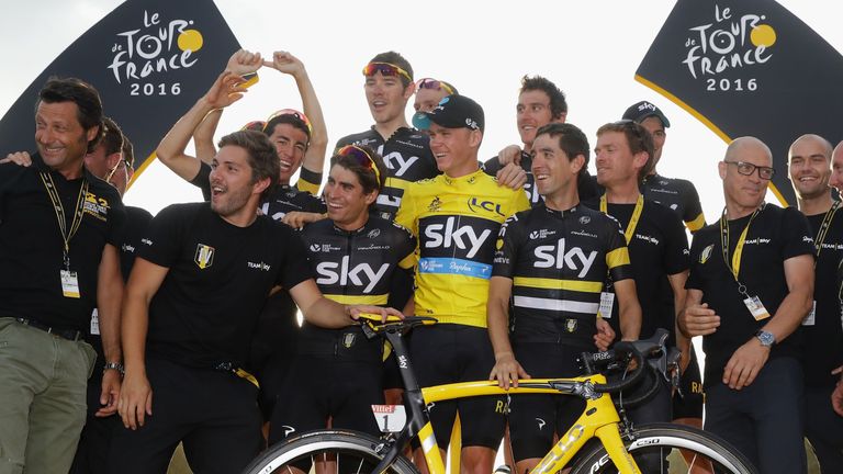 sky cycling tour de france winners