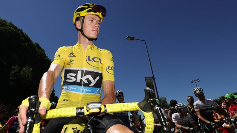 Chris Froome is looking forward to the Tour's four stages in the Alps