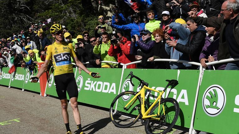 Tour de France: Chris Froome describes Mont Ventoux chaos | Cycling News | Sky Sports