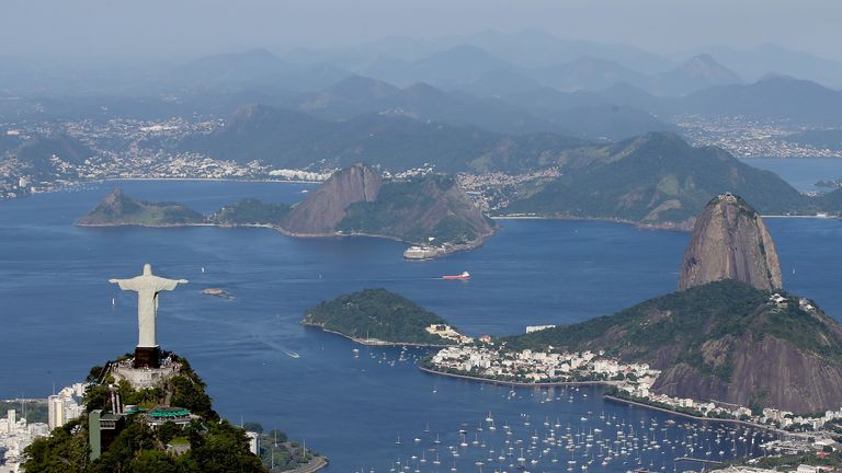 Pollution has been an issue in Guanabara Bay in the run-up to the Olympic Games