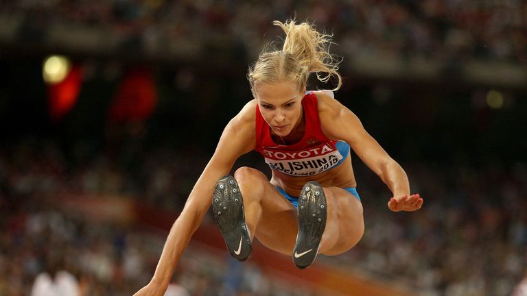 Long jump star Darya Klishina also makes the 68-strong list