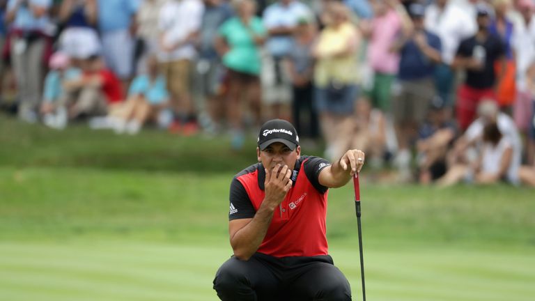 Jason Day went on an incredible run of seven birdies in eight holes after a three-putt double bogey at the seventh