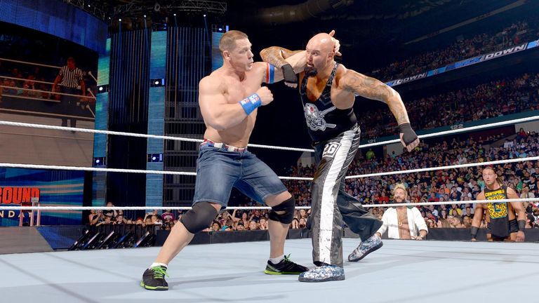 John Cena and Luke Gallows battled on Smackdown