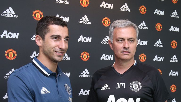 Jose Mourinho believes Henrikh Mkhitaryan (left) will have an immediate impact
