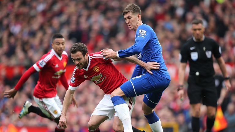 England internatinoal John Stones is valued at £50m by Everton
