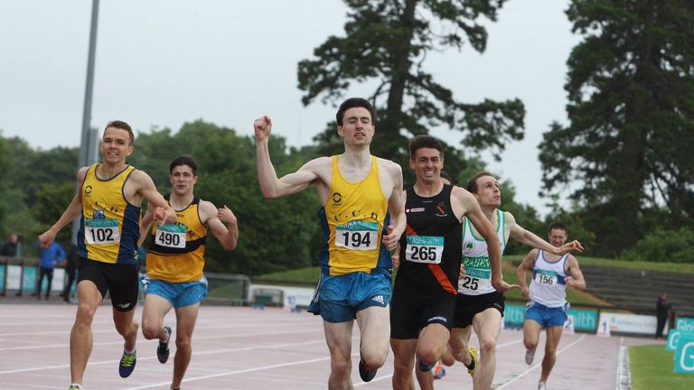 Mark English recently returned to the track after a three-month injury