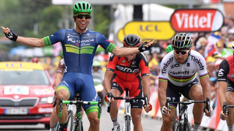 Michael Matthews won stage 10 of this year's Tour de France