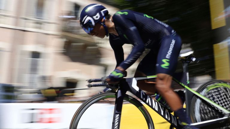 Quintana lost 2min 5sec to Froome on stage 13's time trial