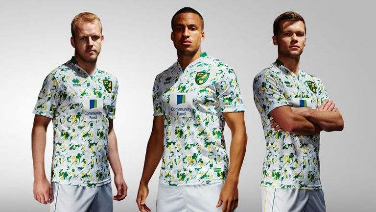 Norwich City unveil Errea third kit for 2016/17 season