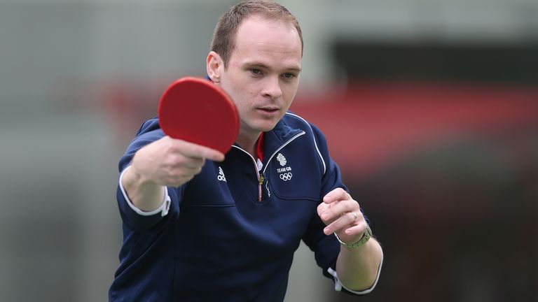 Paul Drinkhall and the British table tennis team has lost funding