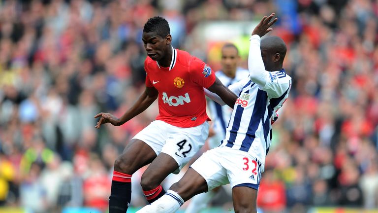 Pogba left Manchester United for Juventus on a free transfer in 2012