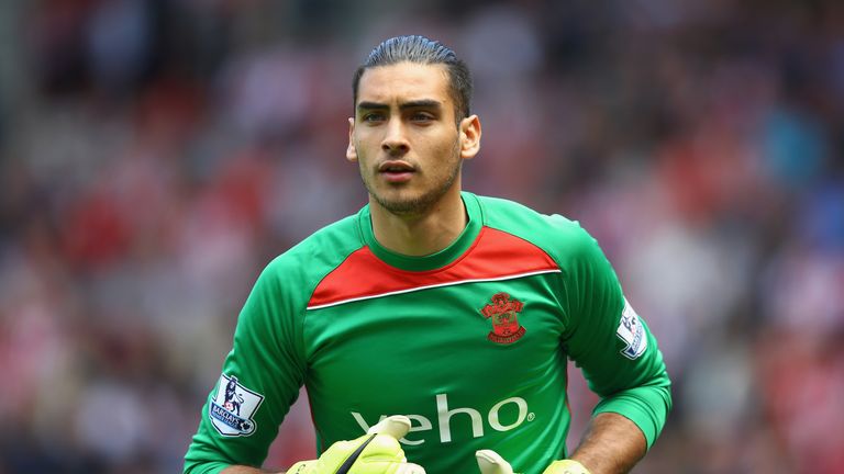 Paulo Gazzaniga joined the Saints from Gillingham in 2012