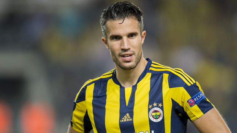 Robin van Persie spent three seasons at Old Trafford before joining Fenerbahce