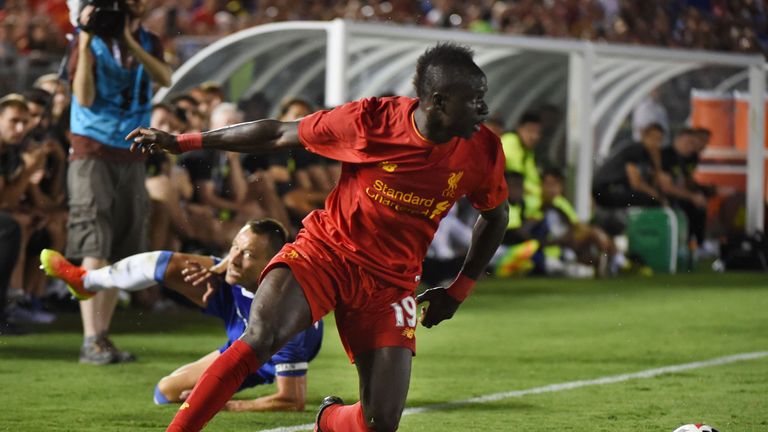 Liverpool played Chelsea in the International Champions Cup in California in 2016
