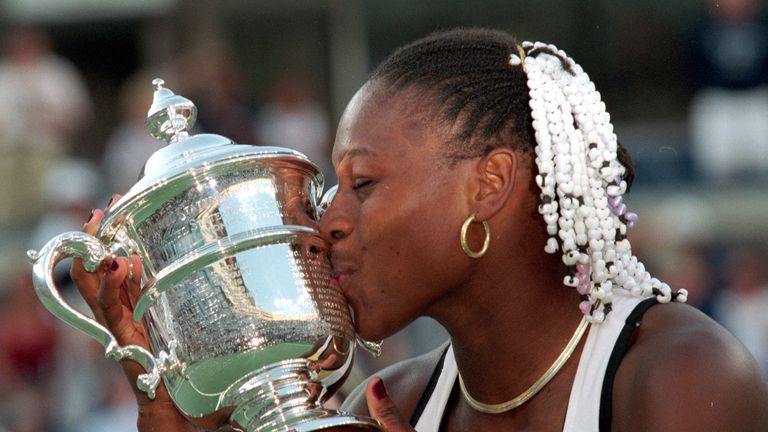 Serena collected her first major back in 1999, winning the US Open