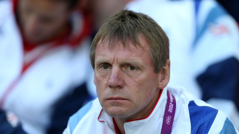 Stuart Pearce was in charge of Team GB's football team in 2012