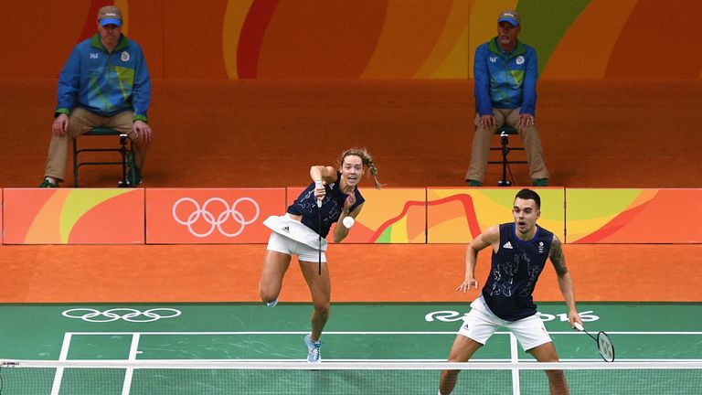 Chris and Gabby Adcock were medal hopes in Rio but crashed out in the mixed doubles group stage