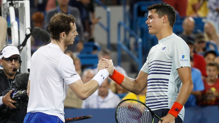 Andy Murray vs Milos Raonic live score and updates from 
