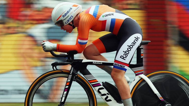 Anna van der Breggen won the road race on Sunday