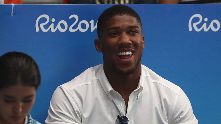 Joshua has been enjoying training and media work at the Rio Olympics