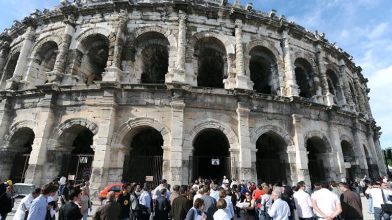 The Arena of Nimes is Kingston's favourite venue