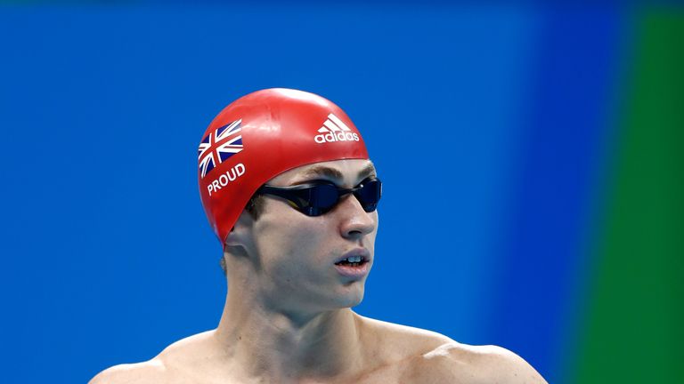 Ben Proud is the new British record holder over 50m freestyle