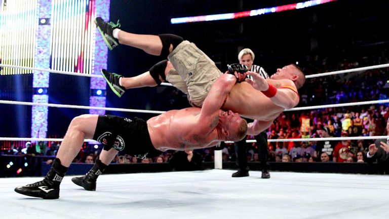 Lesnar took Cena to Suplex City!