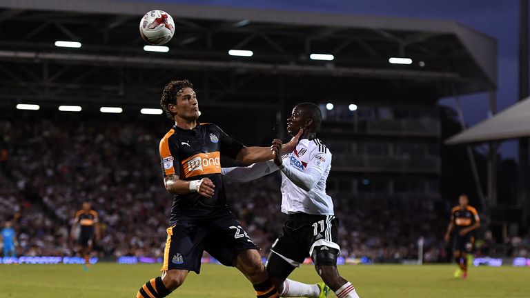 Janmaat played in Newcastle's opening Championship game against Fulham