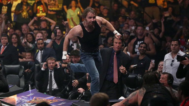 Dean Ambrose was on the winning team 12 months ago