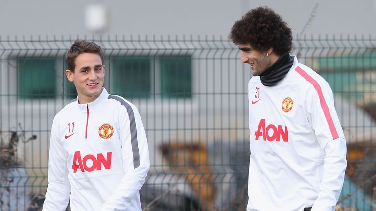 David Moyes is keen to bring Marouane Fellaini (right) and Adnan Januzaj (left) to Sunderland