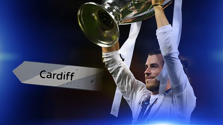 Gareth Bale could be lifting the Champions League trophy in Cardiff next year