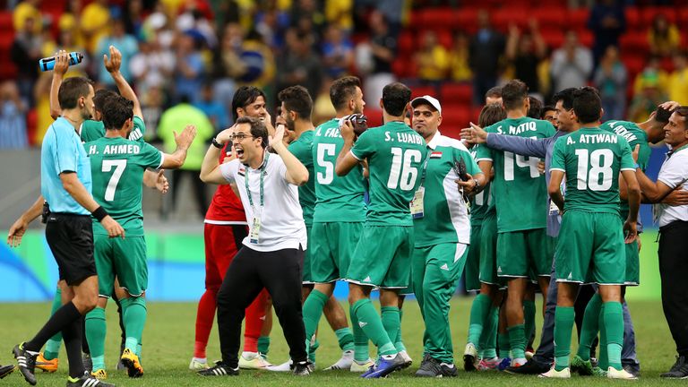Iraq celebrate a famous result