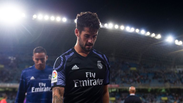 Isco will not feature for Real Madrid against Celta Vigo this weekend