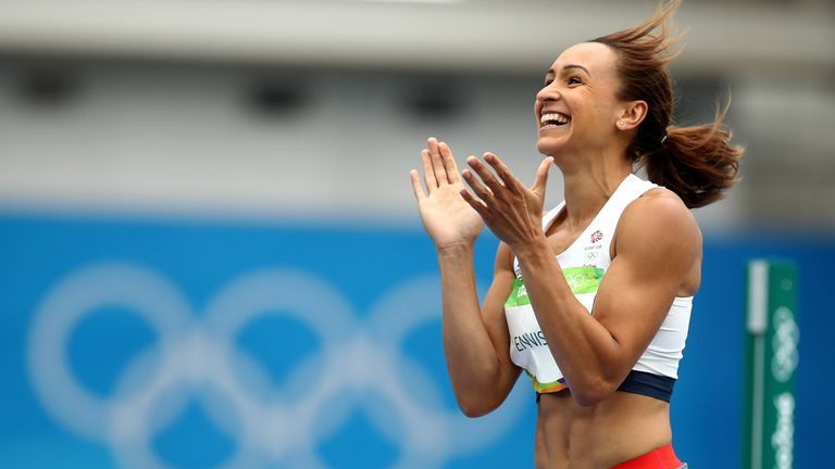Defending champion Jessica Ennis-Hill leads the heptathlon with three events remaining