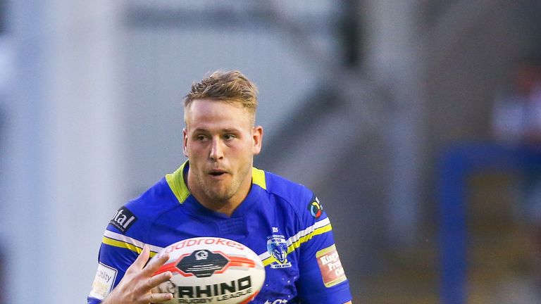 Warrington's Joe Westerman in action