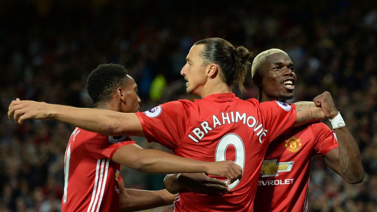 Zlatan Ibrahimovic and Paul Pogba are two of United's top earners