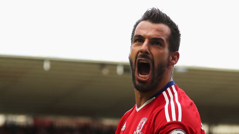 Alvaro Negredo had put Premier League new boys Boro ahead