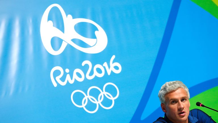 Lochte apologised after fabricating a robbery story