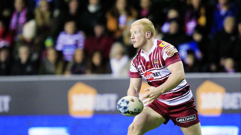 Wigan's Liam Farrell scored his side's only try