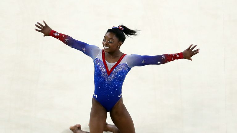Simone Biles won four gymnastics gold medals in Rio