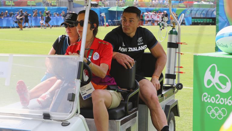 Sonny Bill Williams suffered a partial rupture of an Achilles against Japan