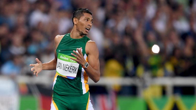 Wayde van Niekerk produced a sensational run in the 400m final