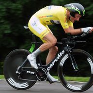 Steve Cummings finished fourth on stage 7a's time trial (Picture: SWpix.com)