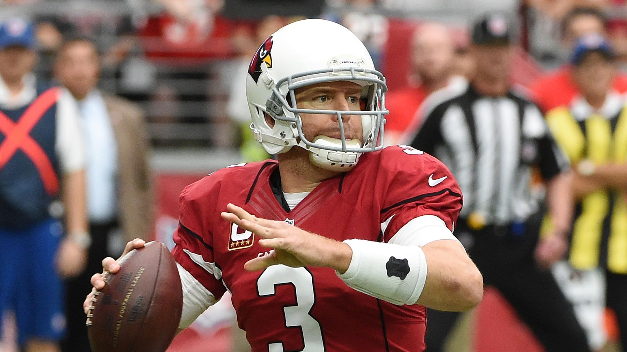 2017 odds for Carson Palmer, Larry Fitzgerald stats